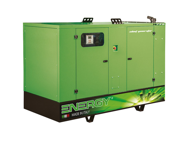 Stromerzeuger Diesel 100kVA 230V 50Hz, 1500 U/Min
Dieselmotor FPT NEF45 TE2P(EU Stage IIIA), Elektrostart, 120 Liter Tank
Synchrongenerator 4 Pole Bürstenlos mit AVR Regelung
Schallverhaubung, Steuerung Comap AMF 25 (digitale Anzeige für Spannung, Strom, Frequenz, Tankinhalt), Not Aus Schalter, Batterieladegerät inkl. externen Geräteanbaustecker, Betriebswahlschaltung IT/TN (Feld/ Haus) CEE 400V 32A 3P+N+T, CEE 230V 16A 2P+T