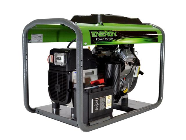 Stromerzeuger Benzin 10kVA 230V 50Hz
Benzinmotor Briggs & Stratton 16PS, Elektrostart, 8,5 Liter Tank
LINZ Generator mit AVR Regelung
leichter Rohrrahmen, Steckdosen CEE 400V 16A 3P+N+T, CEE 230V 16A 2P+T