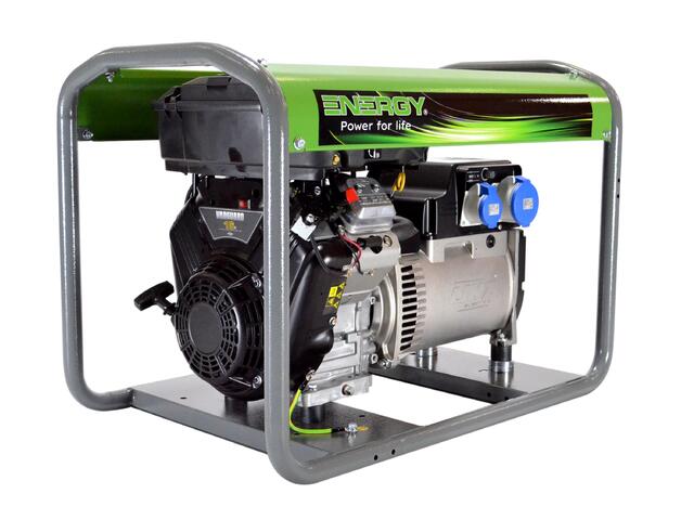 Stromerzeuger Benzin 12kVA 230V 50Hz
Benzinmotor Briggs & Stratton 18PS, Seilzugstart, 8,5 Liter Tank
LINZ Generator mit AVR Regelung
leichter Rohrrahmen, Steckdosen CEE 230V 32A 2P+T, CEE 230V 16A 2P+T